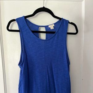 Blue JCrew tank, size Medium